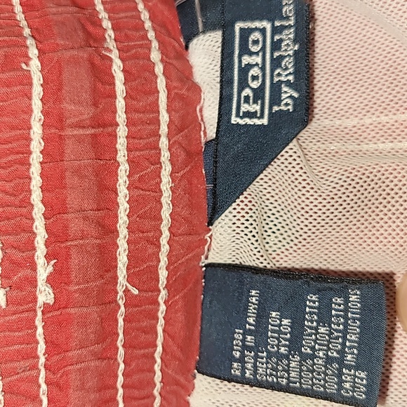 Vintage. Polo by Ralph Lauren. Swim Trunks. Patterned. Size Large. - Picture 12 of 15